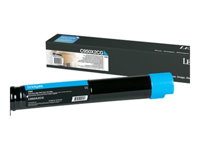 C950X2CG LEXMARK C950 Toner cyan 22.000 C950X2CG LEXMARK C950 Toner cyan 22.000
