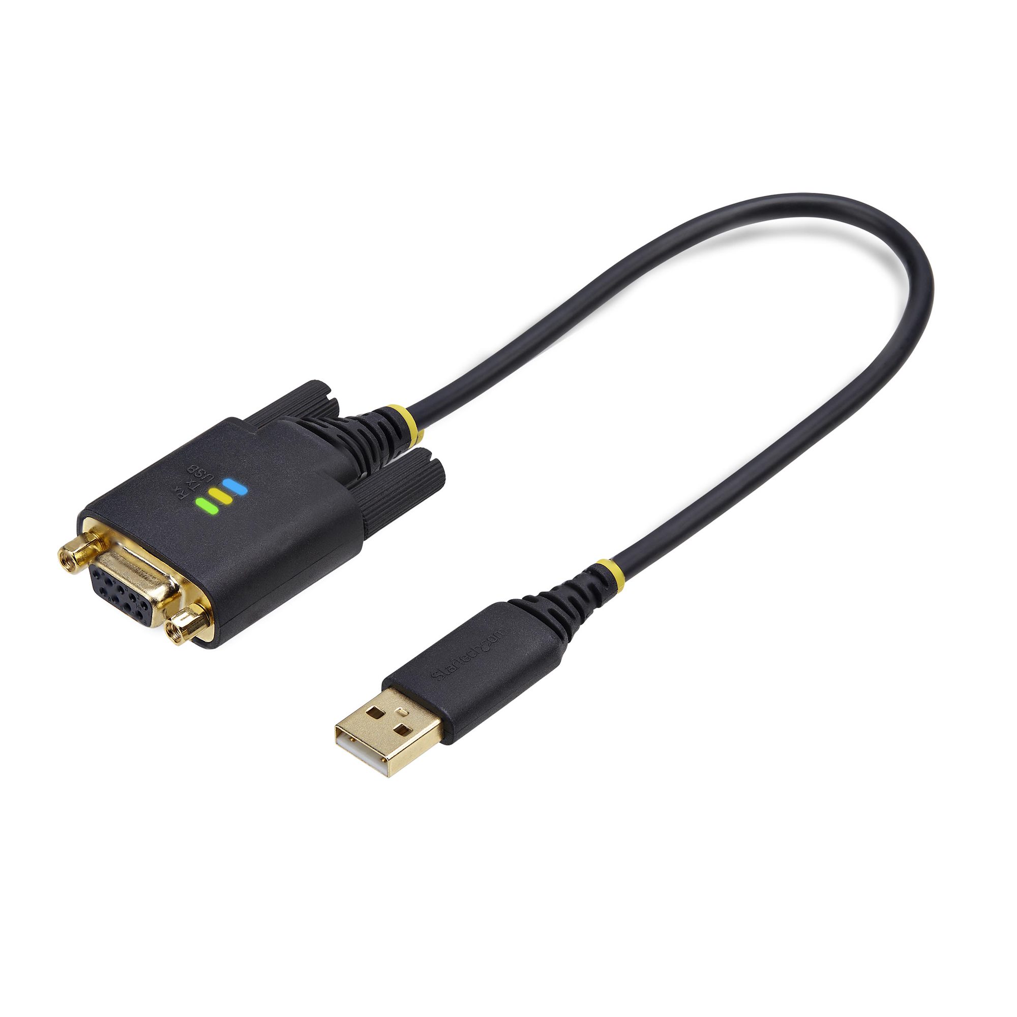 StarTech.com USB Null Modem Serial Adapter 30cm RS232
