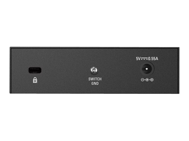 D-LINK DES-105 5?Port Layer2 Fast Ethernet Switch 5x 10/100 Mbit/s Metallgehäuse Autosensing MDI/MDIX-Anpassung