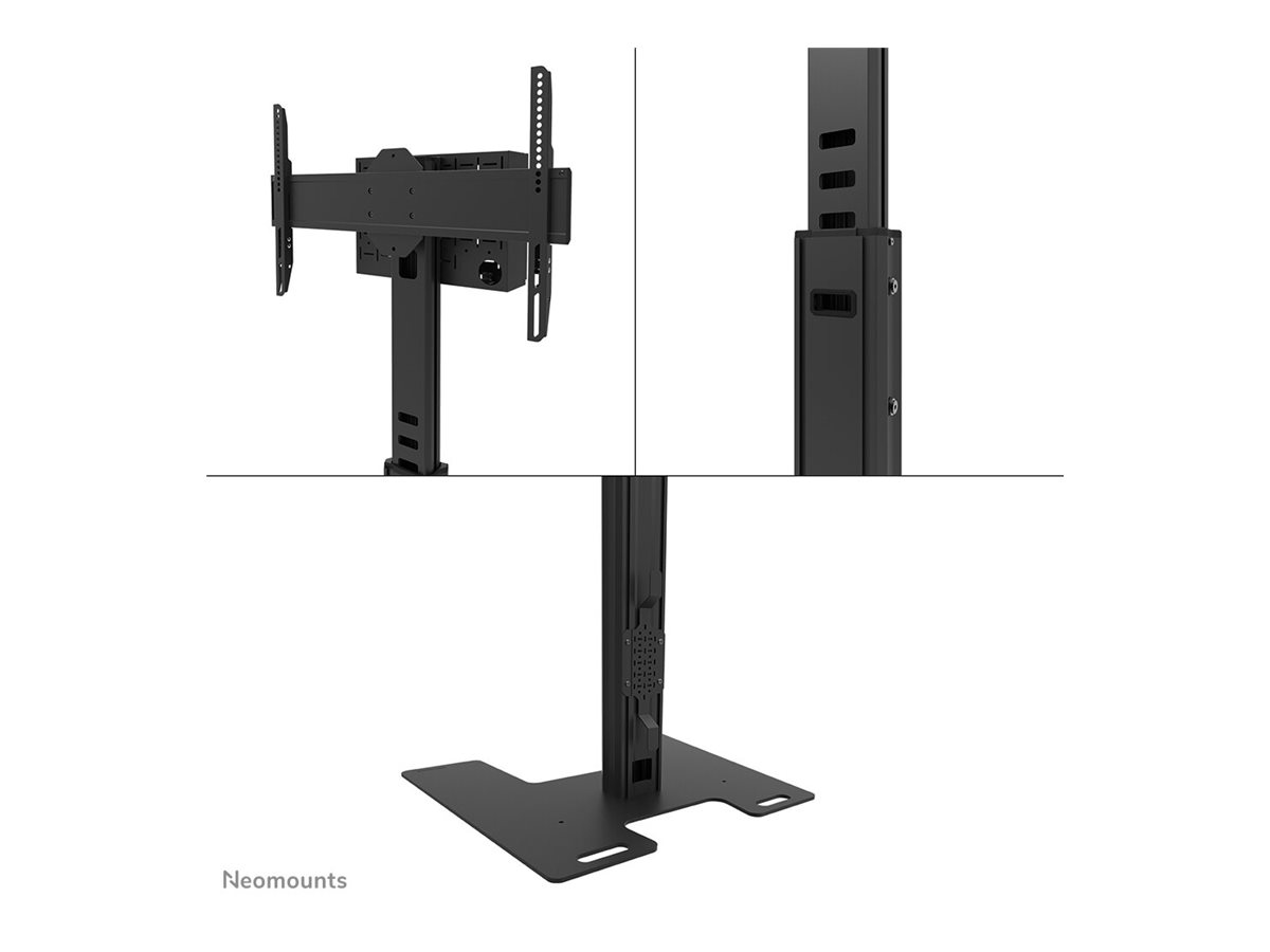 NEOMOUNTS Move Up Display Floor Stand 81,28cm 32Zoll - 190,5cm 75Zoll solid steel floor plate box 1/2