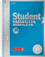 BRUNNEN Collegeblock Student Premium Kleinformat punktraster DIN A5 ohne Rand BRUNNEN Collegeblock Student Premium Kleinformat punktraster DIN A5 ohne Rand