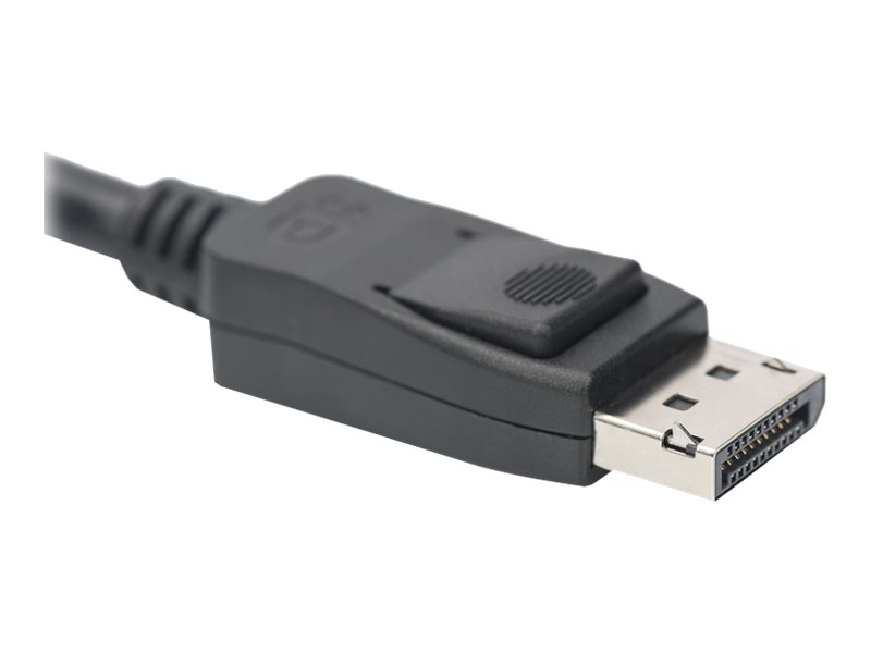 ASSMANN DisplayPort Kabel DP 20m Verriegelung Ultra HD 8K sw