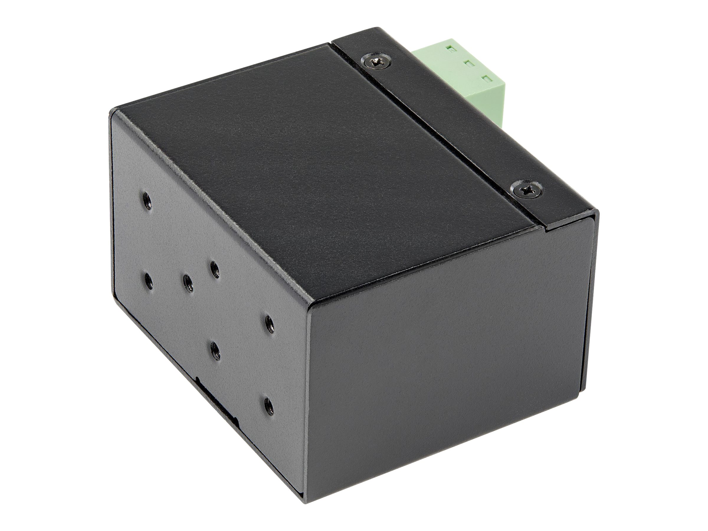 Industrial Media Converter - 100Mbit/s Medienkonverter LWL Kupfer - SM/MM Glasfaser auf Kupfer 12-56V DC IP-30
