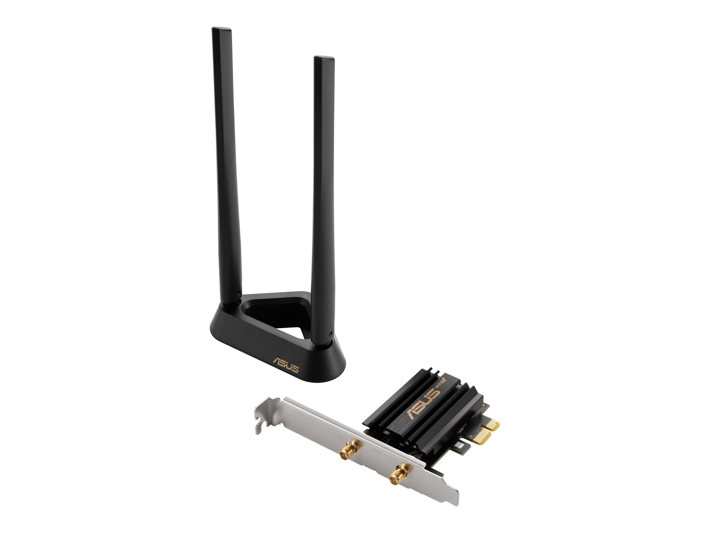 ASUS PCE-AXE59BT BT 5.2 LE Wireless LAN Adapter, 2.4GHz/5GHz/6GHz WLAN - PCIe x1