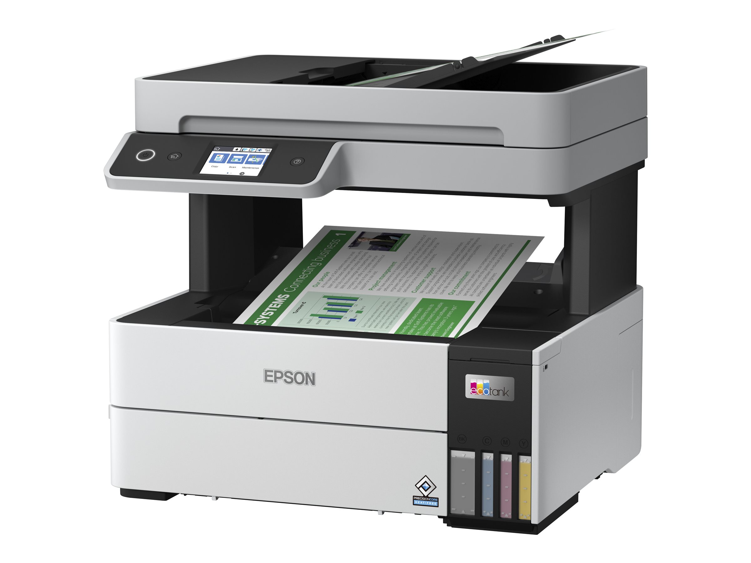 EPSON EcoTank ET-5150 3 in 1 Tintenstrahl-Multifunktionsdrucker grau