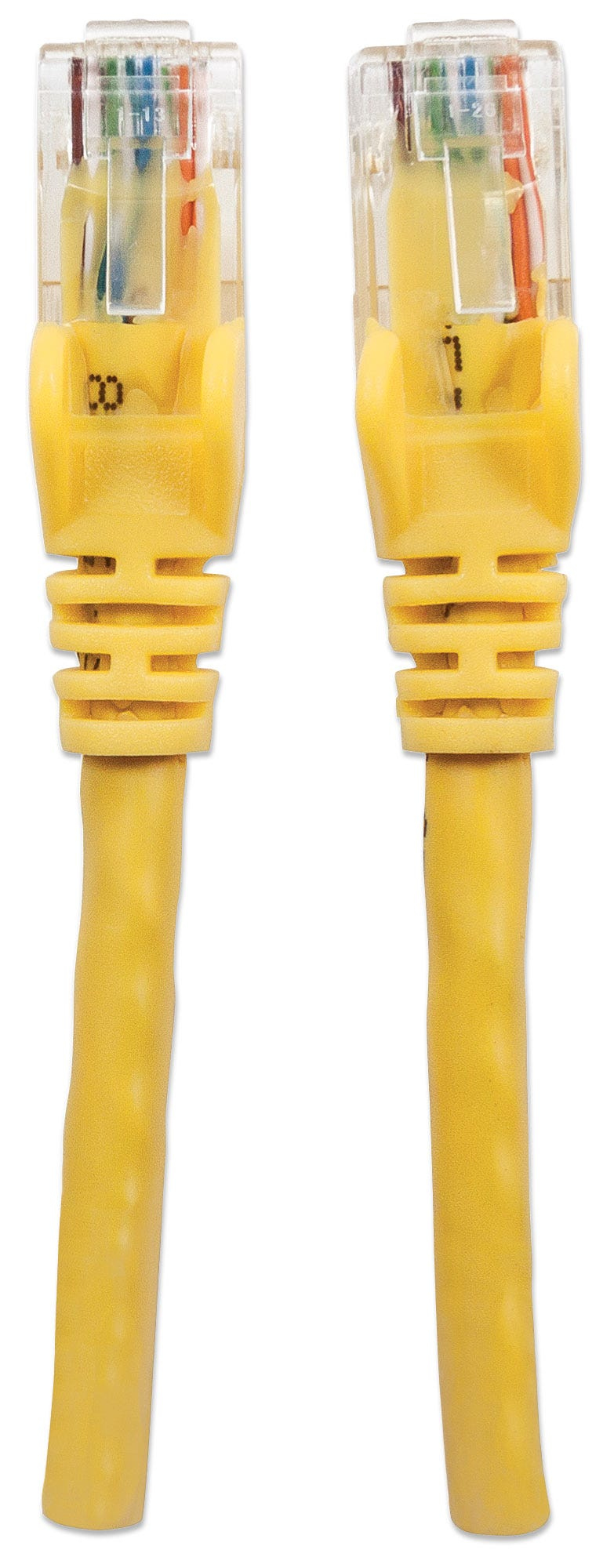 INTELLINET Netzwerkkabel Cat6 U/UTP 3,0m Gelb RJ-45 Stecker / RJ-45 Stecker Vergoldete Kontakte Polybeutel