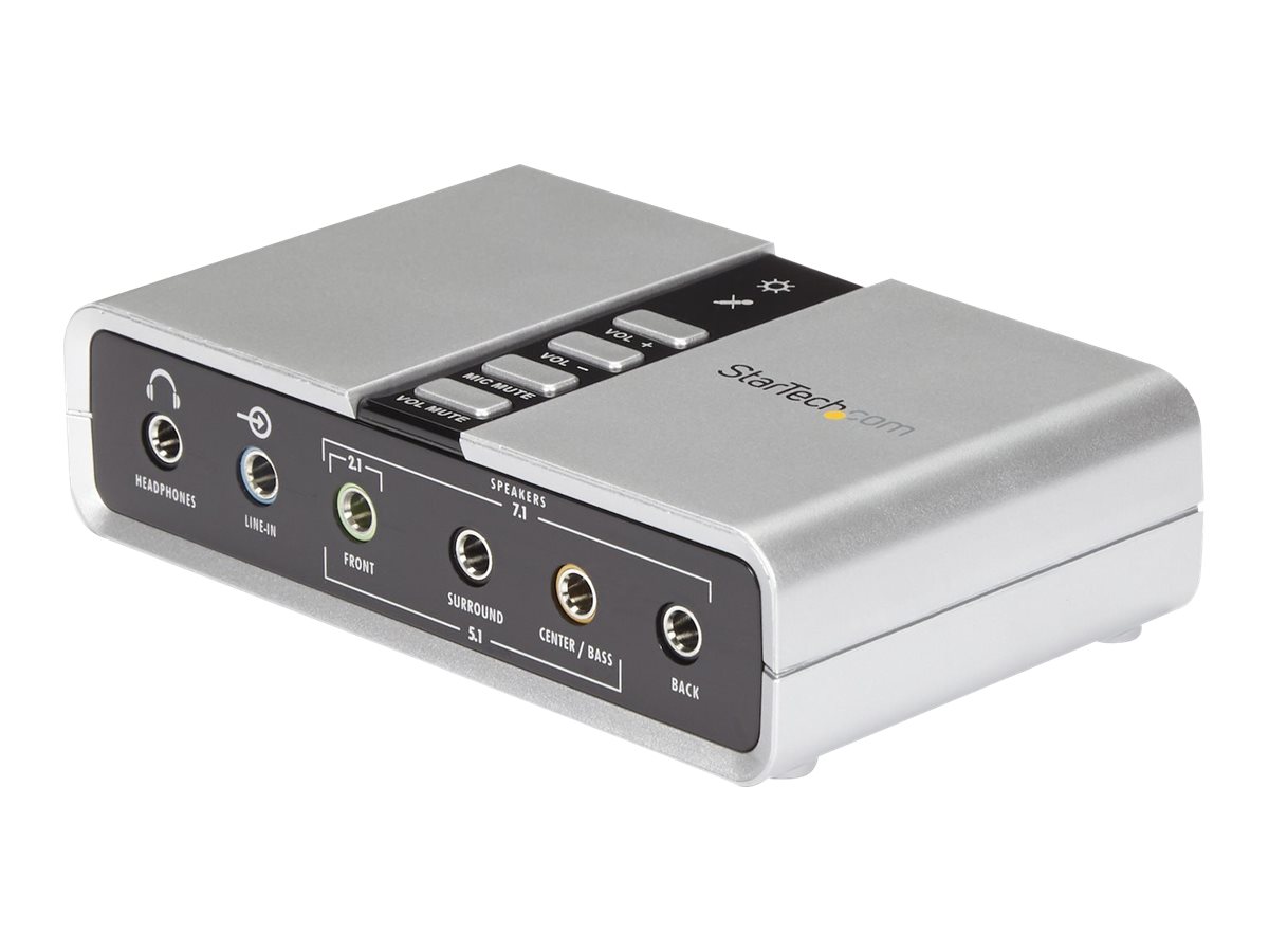 StarTech.com 7.1 USB Audio Adapter SPDIF