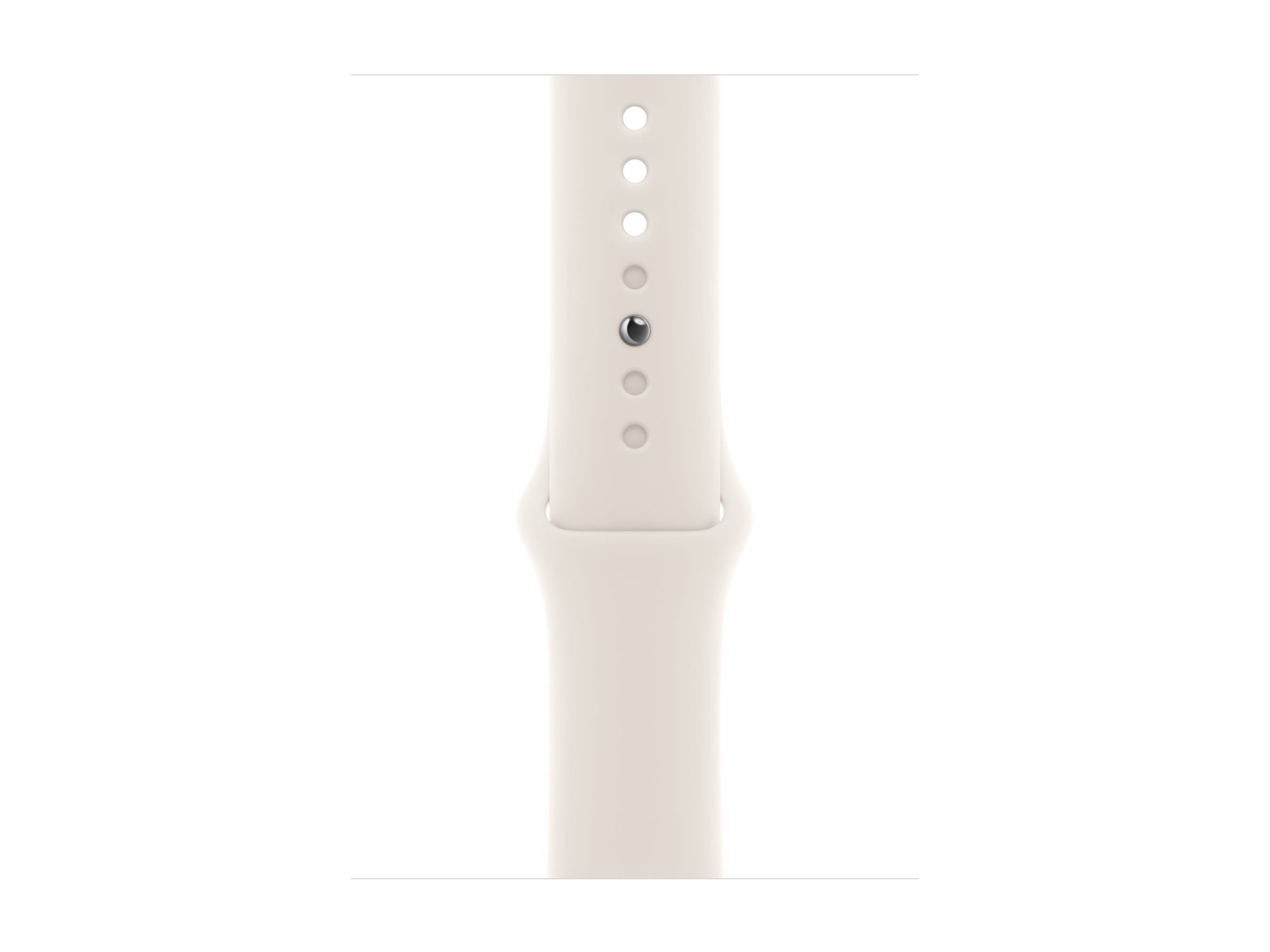 APPLE Watch SE GPS + Cellular 44mm Starlight Aluminium Case with Starlight Sport Band - M/L