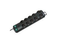 Brennenstuhl Primera-Line Steckdosenleiste Duo 10-fach schwarz 2 m Brennenstuhl Primera-Line Steckdosenleiste Duo 10-fach schwarz 2 m