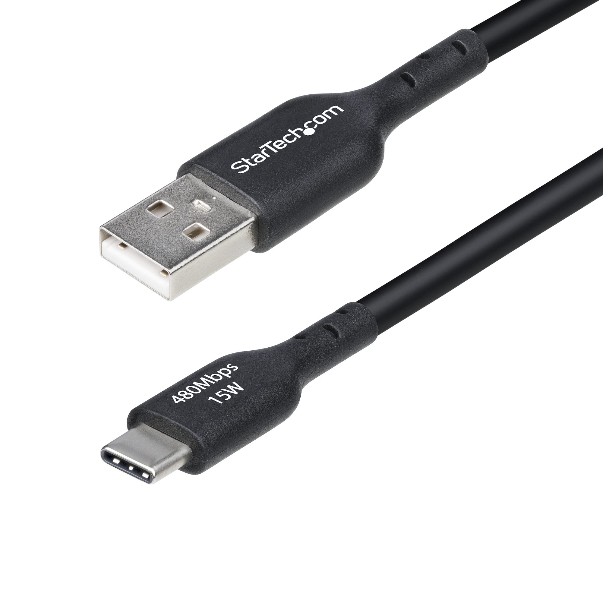 STARTECHCOM 4m USBA auf USBC Ladekabel USBA auf TypC Ladekabel 3A Schnellladekabel USB 20 Datenubertragung Schwarz