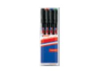 edding 142 FolienstifteSet farbsortiert permanent, 4 St