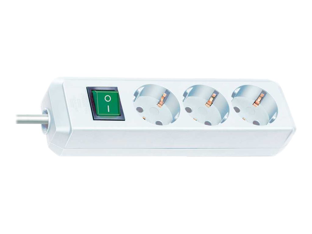 Brennenstuhl Eco-Line mit Schalter 3-fach weiss 5,0 m Brennenstuhl Eco-Line mit Schalter 3-fach weiss 5,0 m