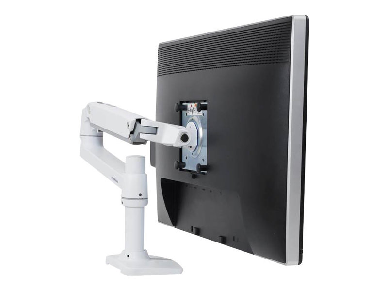 ERGOTRON LX LCD Arm fuer Tischmontage weiss bis 81cm 32Zoll Display anheben bis 33cm 2,3-11,3kg belastbar VESA 75x75 100x100mm