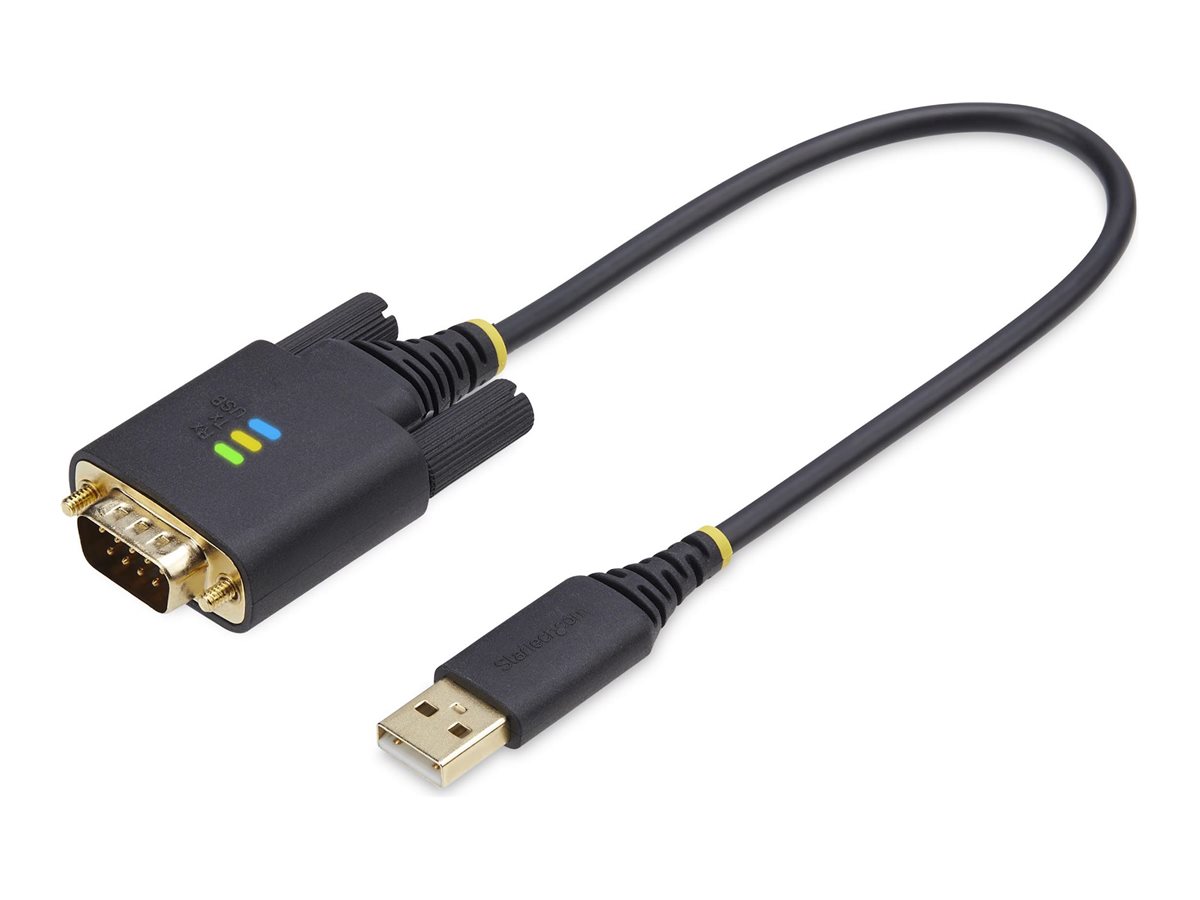 STARTECH.COM 30cm USB auf Seriell Adapter COM-Retention FTDI USB-A zu DB9 Kabel USB RS232 Wechselbare Schrauben/Muttern