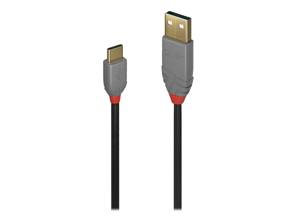 LINDY 1m USB 2.0 Typ A an C Kabel Anthra Line LINDY 1m USB 2.0 Typ A an C Kabel Anthra Line