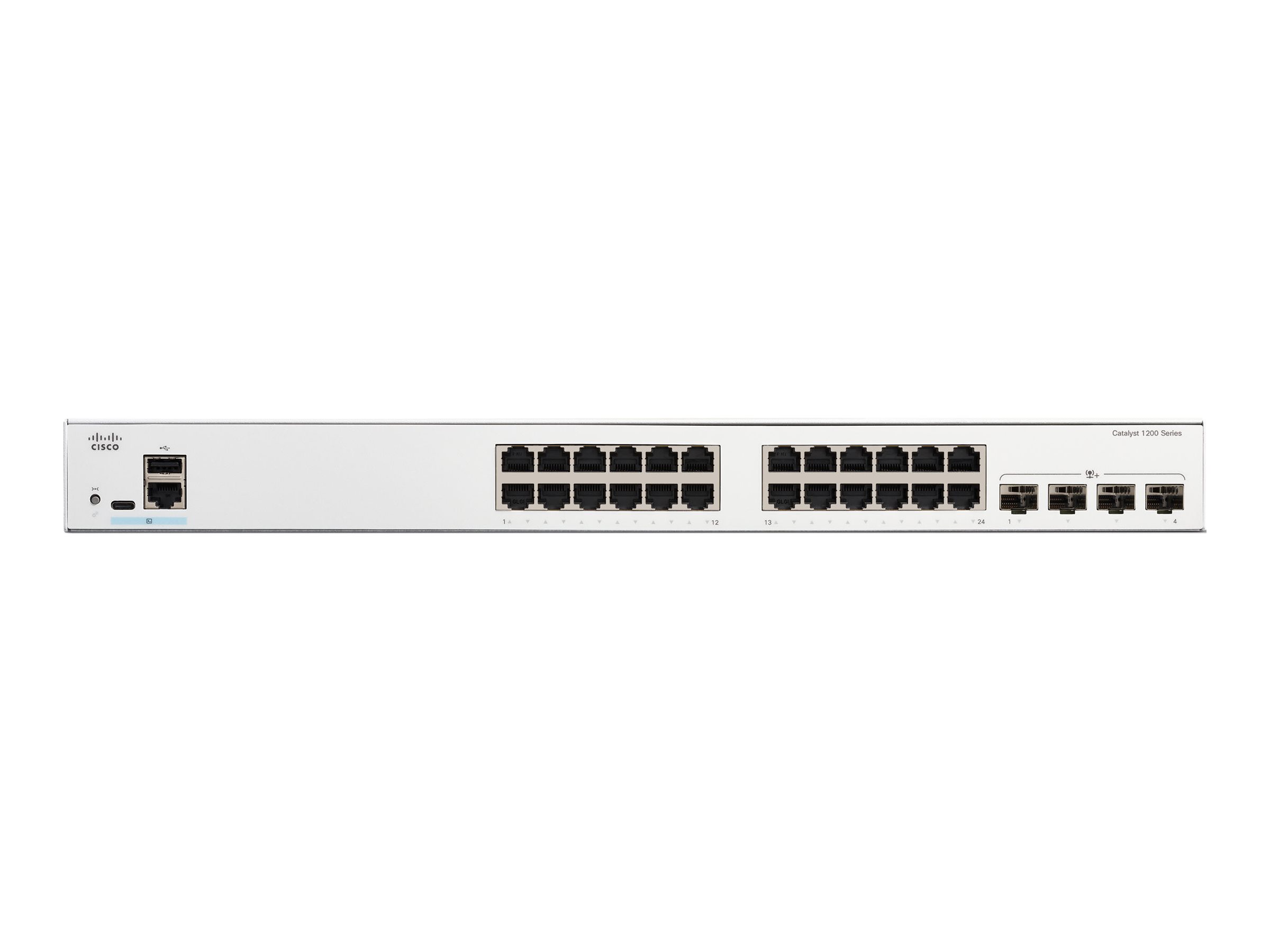 CISCO Catalyst 1200 24-Port Switch / Data-Only / 4 x 10G SFP+ Uplinks