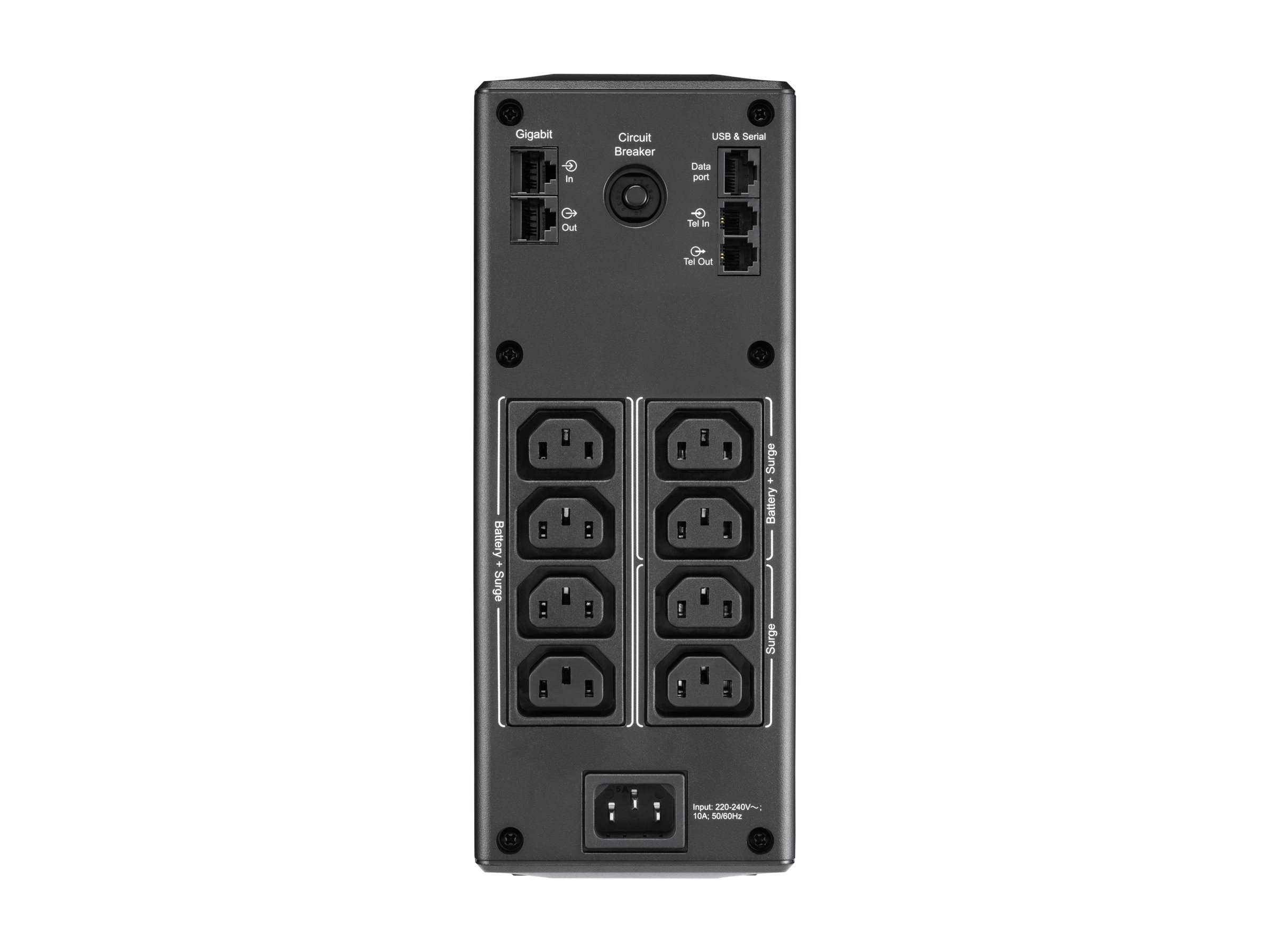 APC Back UPS Pro BR 1600VA 8 Outlets AVR LCD Interface APC Back UPS Pro BR 1600VA 8 Outlets AVR LCD Interface