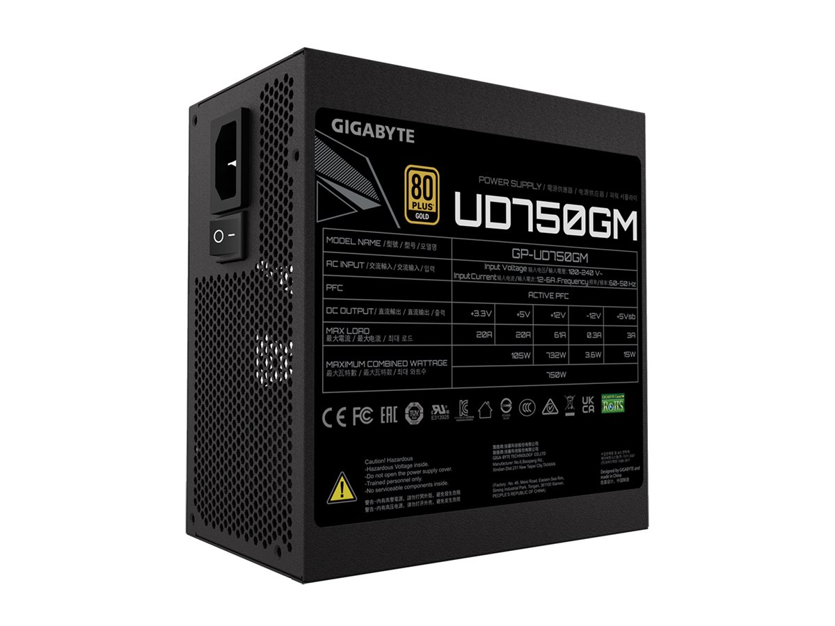 GIGABYTE GP-UD750GM 750W 80+ Gold GIGABYTE GP-UD750GM 750W 80+ Gold