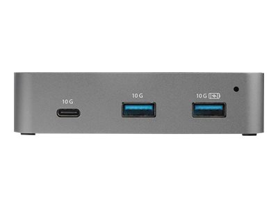 StarTech.com HB31C3A1CS 4-Port-USB-C-Hub (10 Gbit/s, 3x USB-A und 1x USB-C, 1m Hostkabel, powered, mit Netzteil) - Hub - 4 Anschlüsse