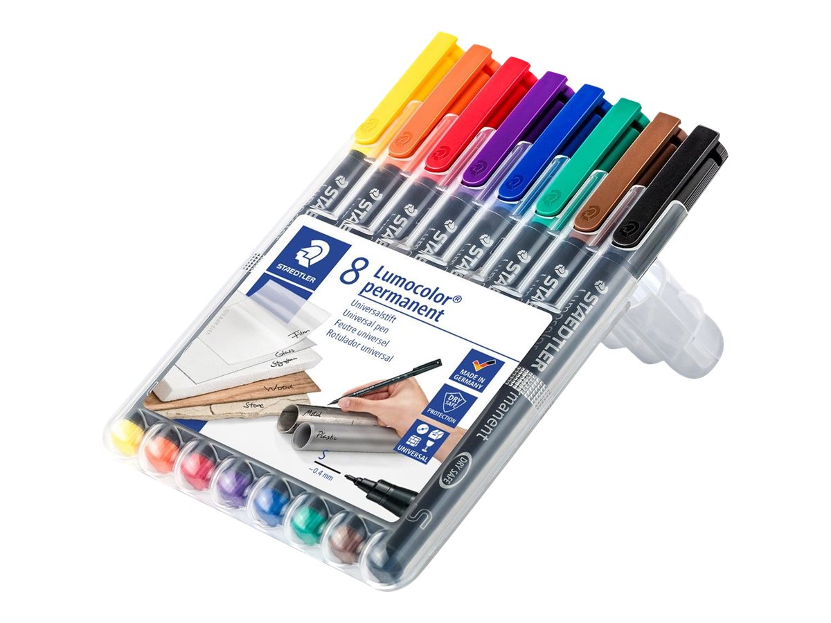 STAEDTLER Lumocolor Folienstifte-Set farbsortiert permanent 8 St. STAEDTLER Lumocolor Folienstifte-Set farbsortiert permanent 8 St.