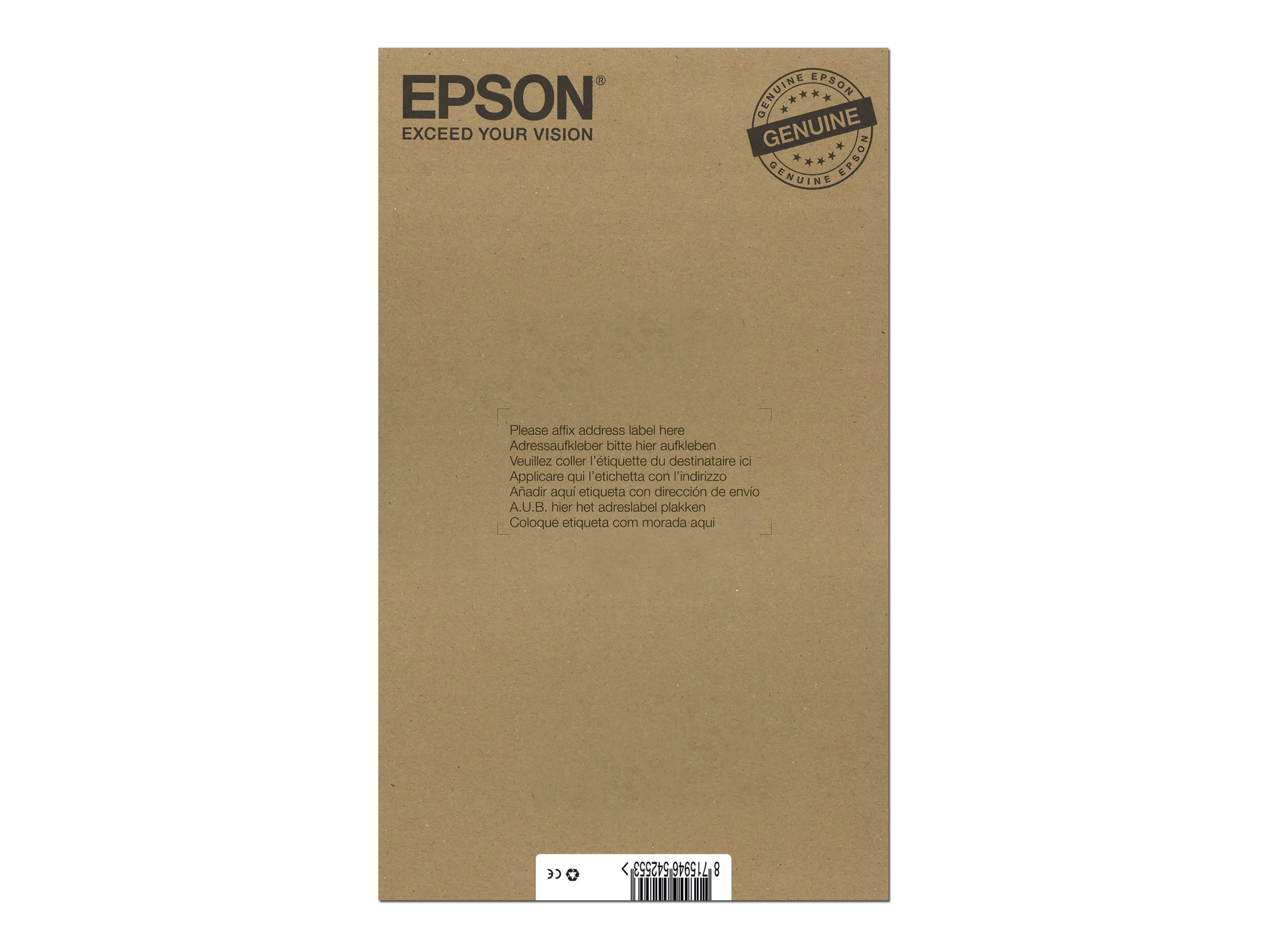 EPSON 3LB T0807 ink cartridge black and five colour standard capacity black and colour: 7.4ml 6-pack online packaging EPSON 3LB T0807 ink cartridge black and five colour standard capacity black and colour: 7.4ml 6-pack online packaging