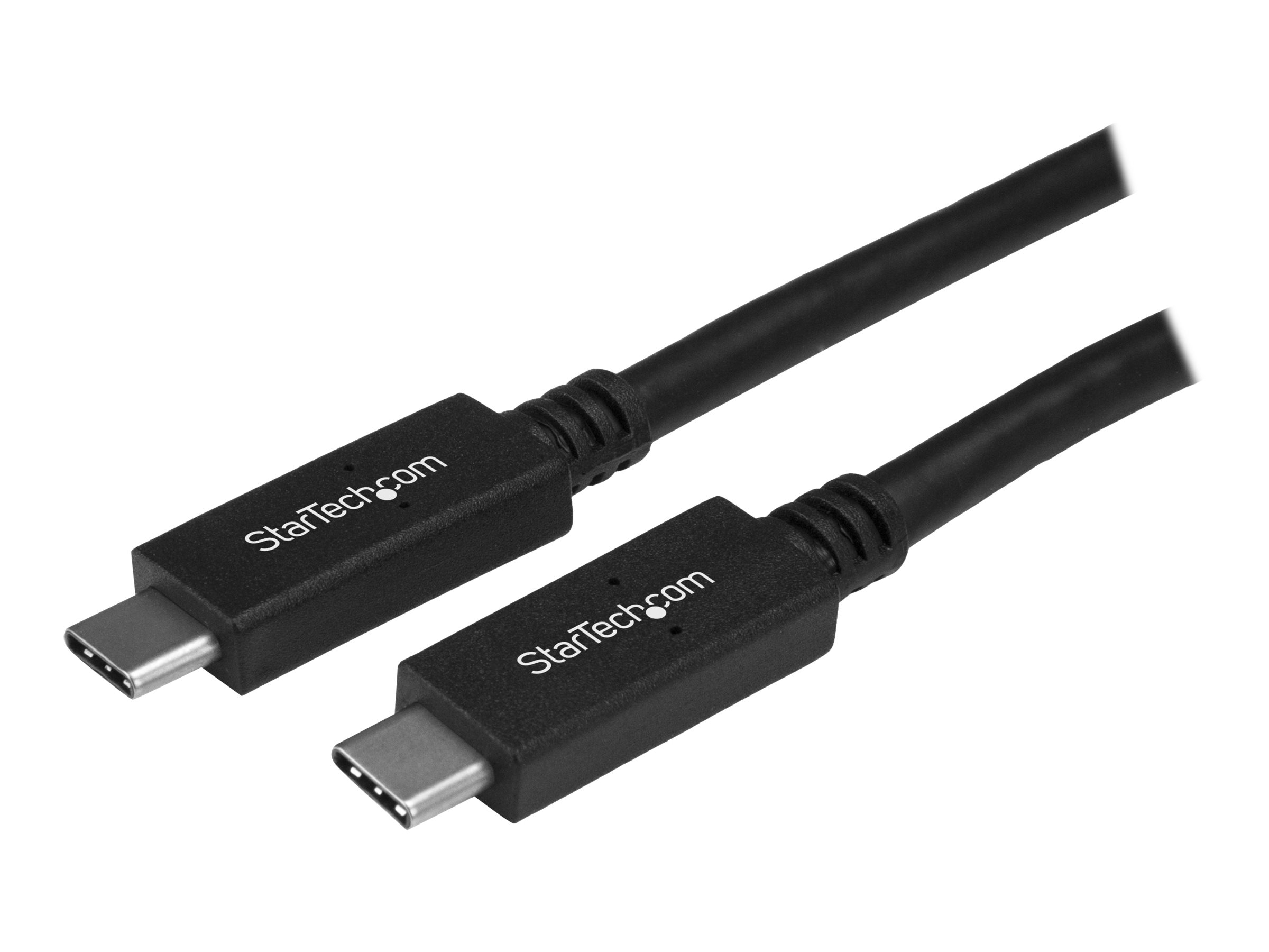 StarTech.com USB-C Kabel mit Power Delivery (3A) - St/St - 2m - USB 3.0 - Zertifiziert - USB 3.0 Typ C Kabel - USB 3.1 Gen1 (5Gbit/s) - USB Typ-C-Kabel - 2 m