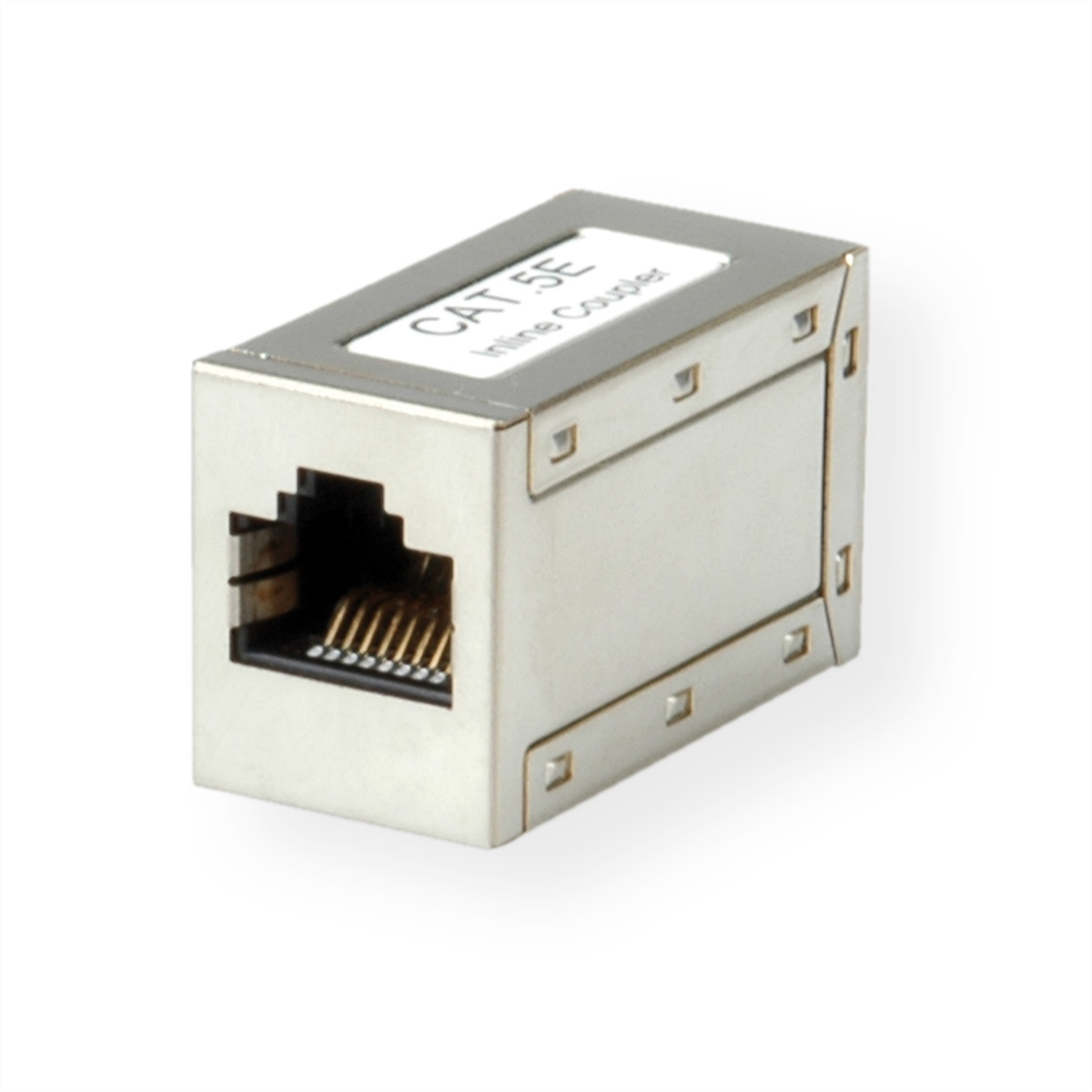 SCMP RJ45 Kupplung (f-f) vollgeschirmt ROLINE Metallgehäuse Cat.5e 100Mbps SCMP RJ45 Kupplung (f-f) vollgeschirmt ROLINE Metallgehäuse Cat.5e 100Mbps