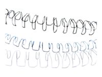 100 Fellowes Drahtbinderuecken schwarz fuer 35 Blatt