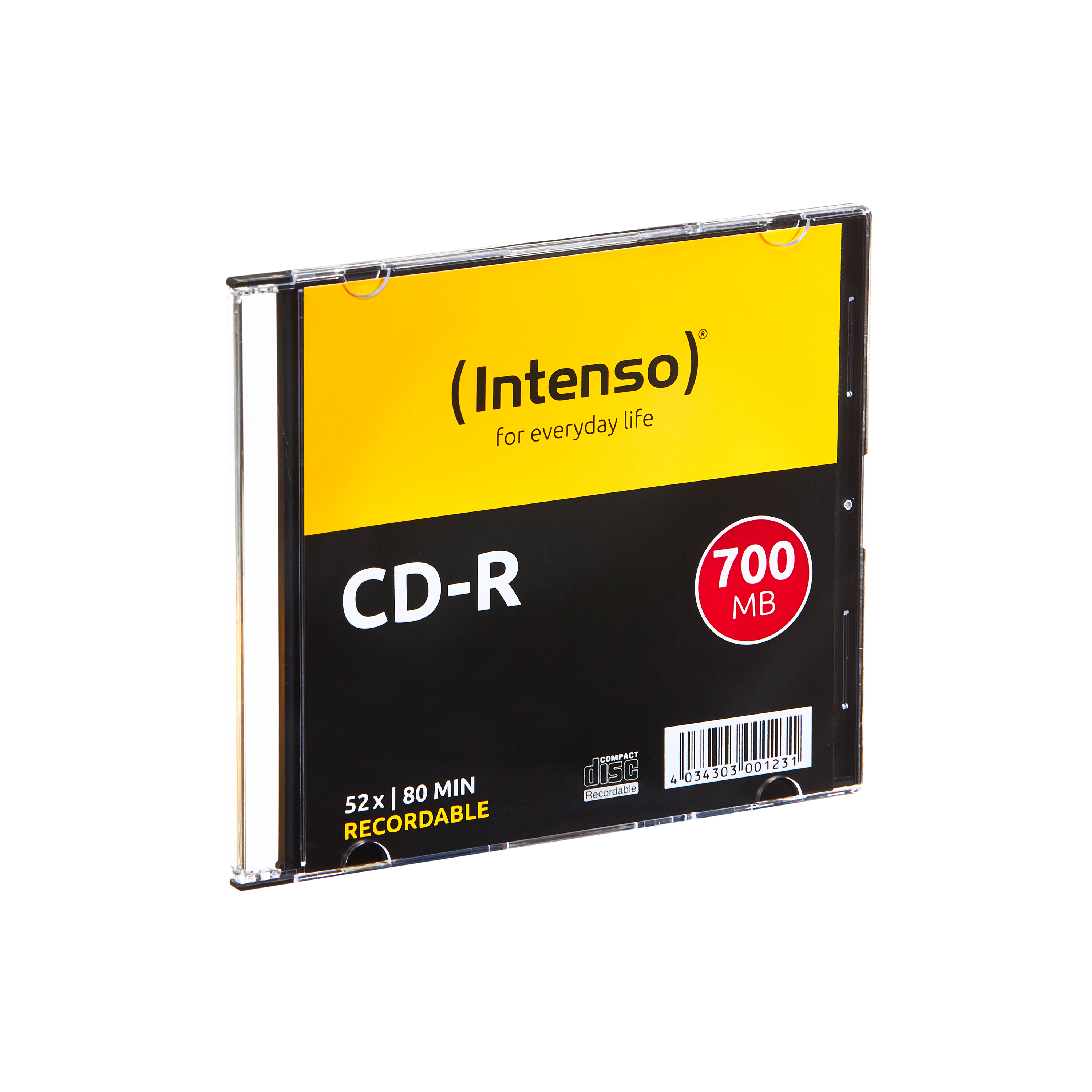 CD-R  Intenso 700MB  10pcs Slimcase