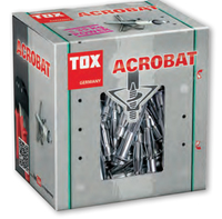 TOX ACROBAT 035101181 Hohlraumdübel à 8 mm x 68 mm, 25 St. TOX ACROBAT 035101181 Hohlraumdübel à 8 mm x 68 mm, 25 St.