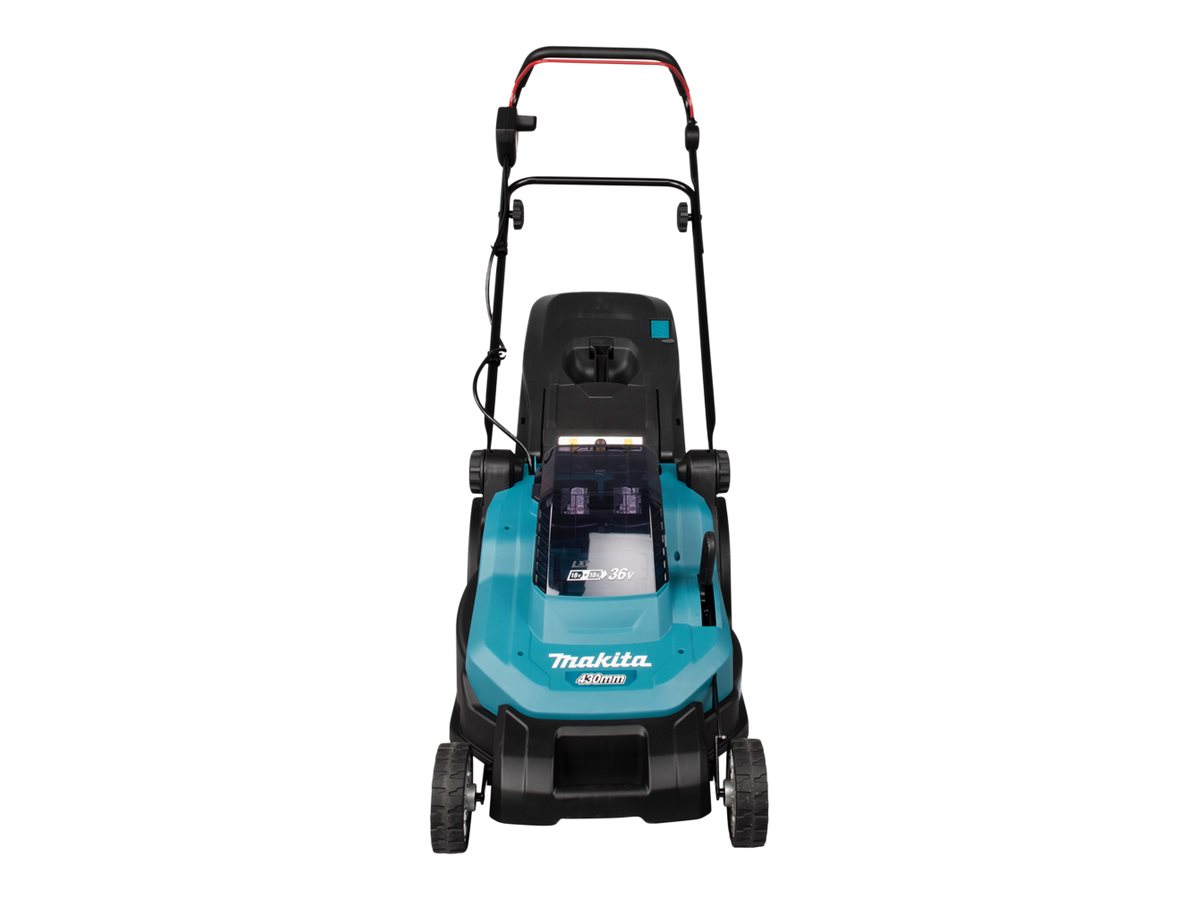 makita DLM432PT2 AkkuRasenmäher 18,0 V für bis zu 575 m², mit 2 Akkus