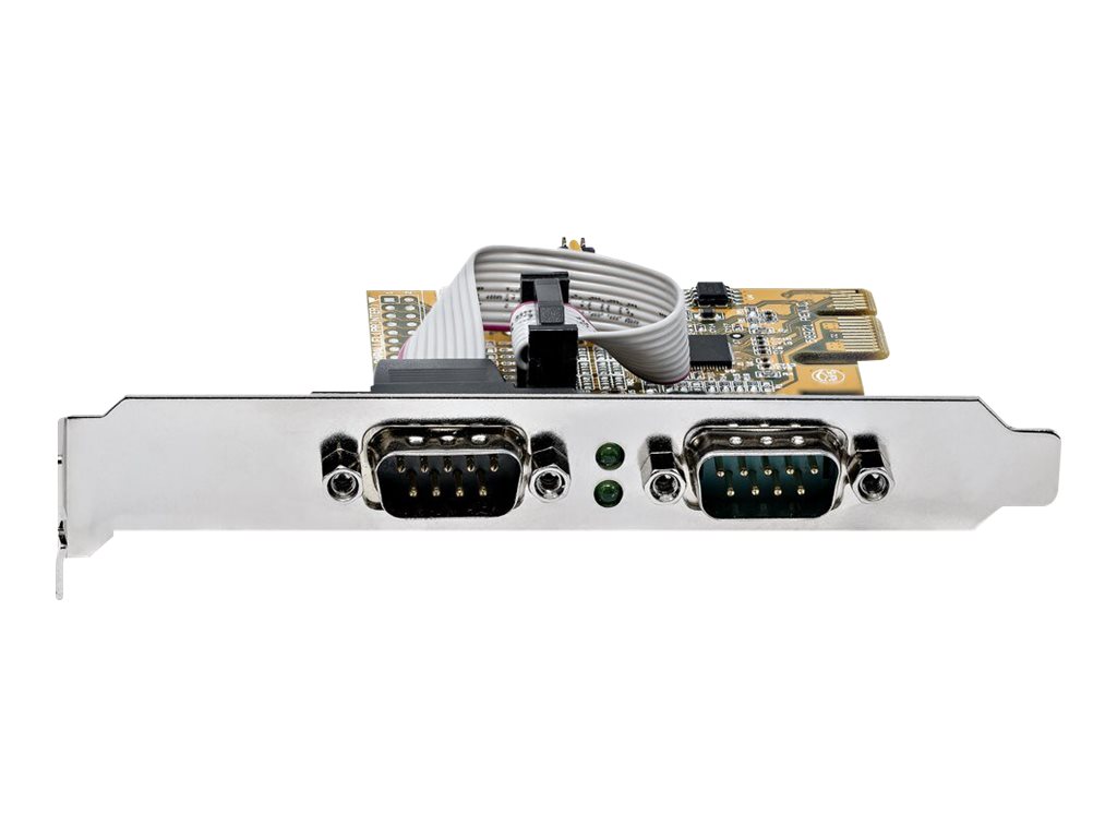 2 Port PCI Express Serielle Schnittstellenkarte PCIe auf RS232 Karte Serielle Adapter Karte / Erweiterungskarte COM Ret