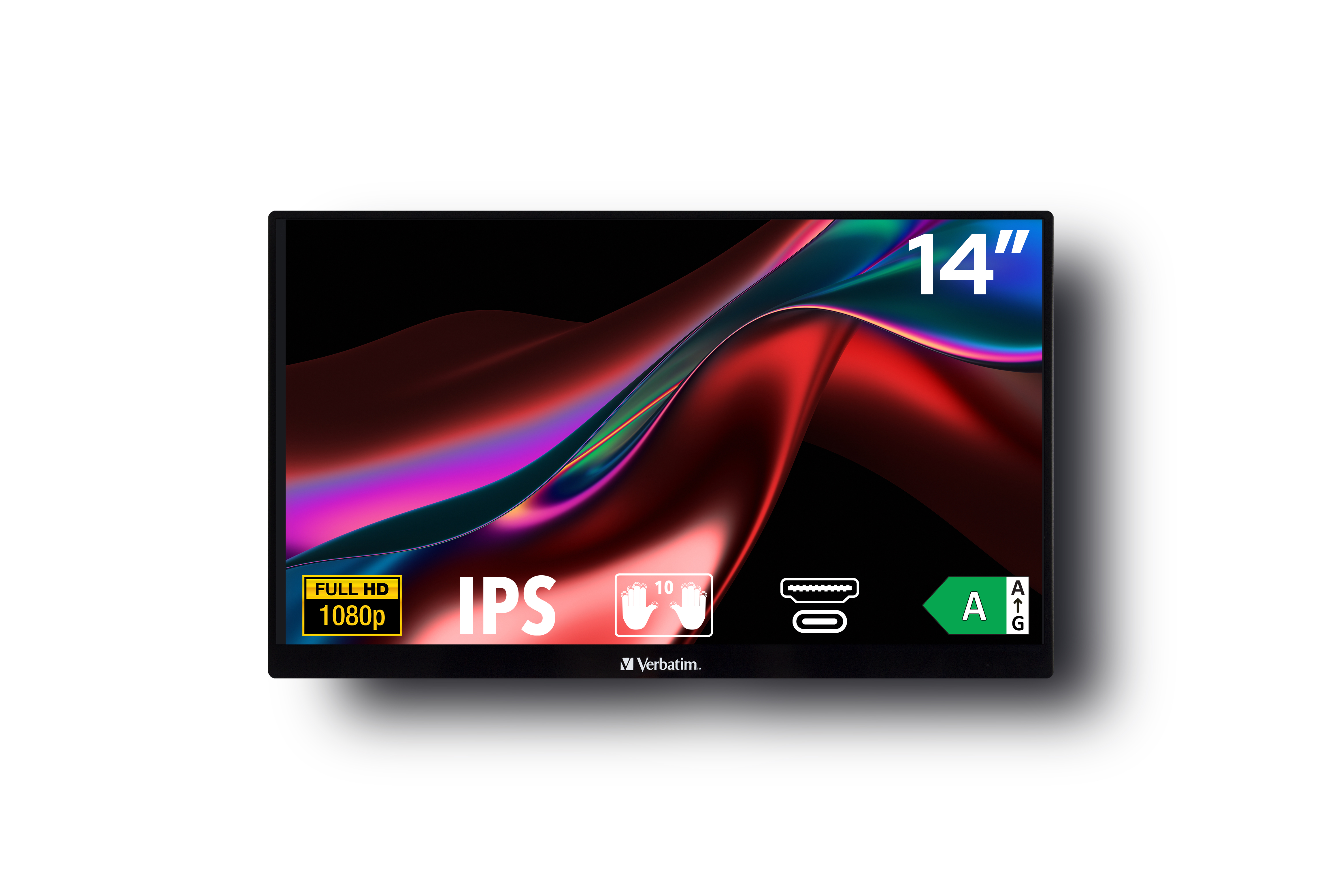 Verbatim PMT14 Portable Touchscreen Monitor