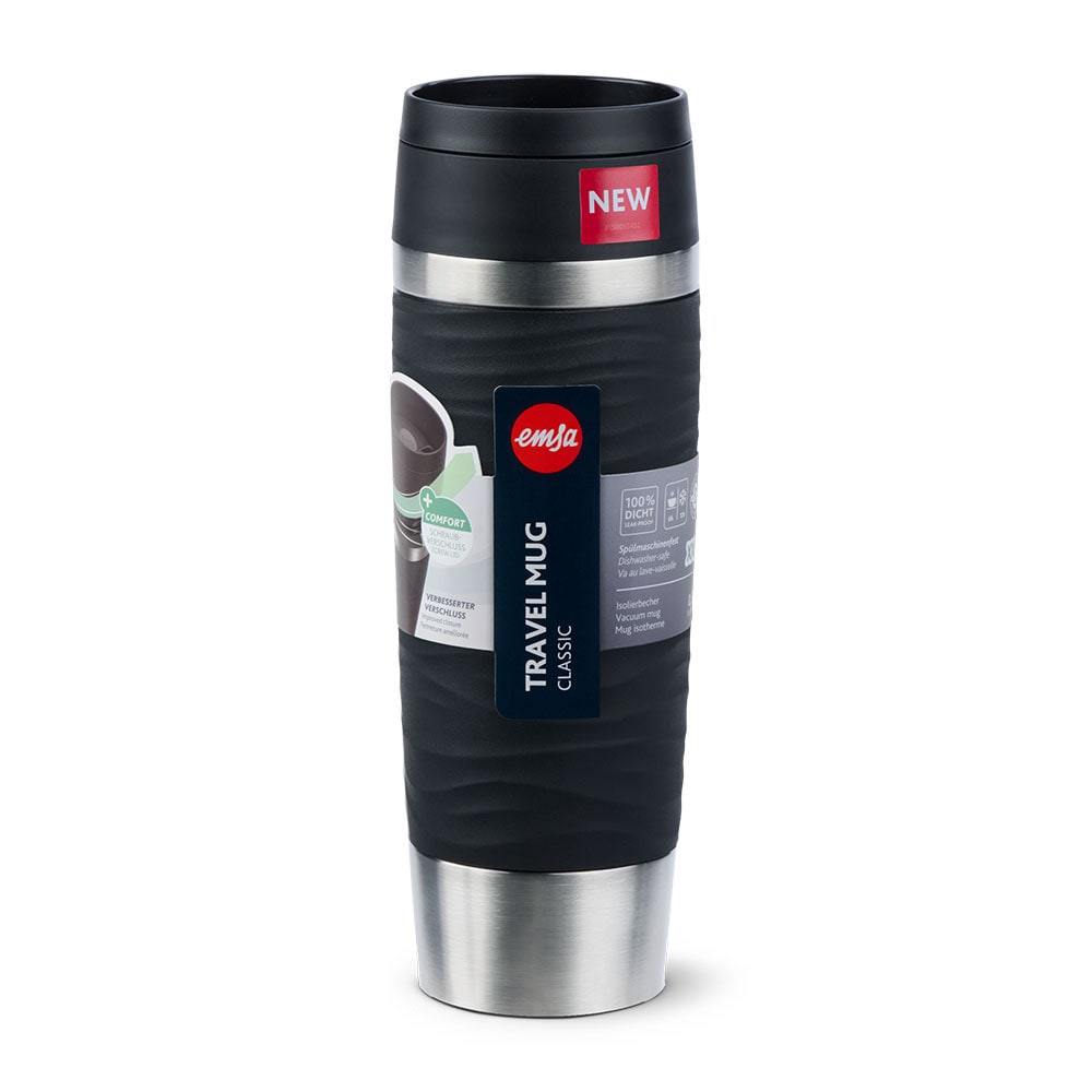 emsa Isolierbecher WAVES GRANDE schwarz 500,0 ml, 1 St