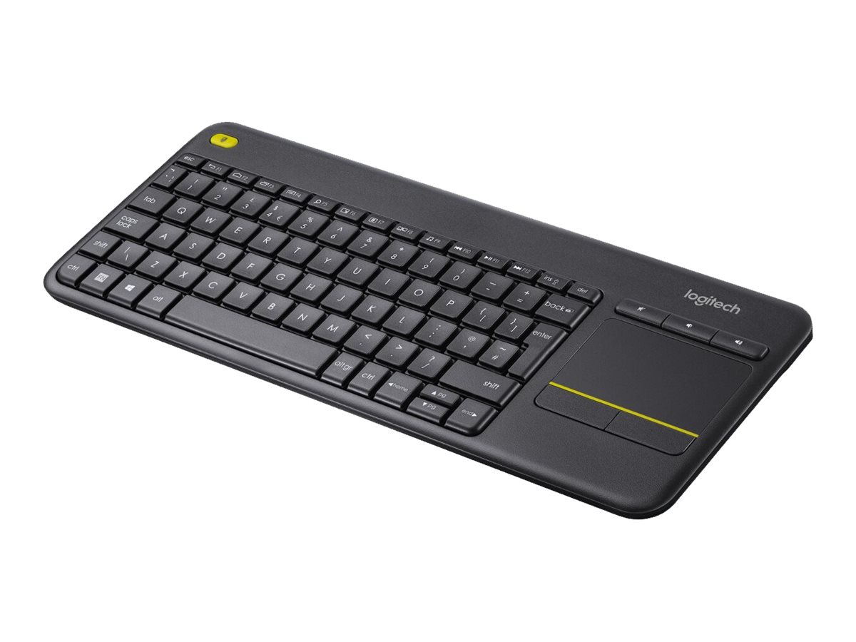 Logitech K400 Plus Tastatur kabellos schwarz