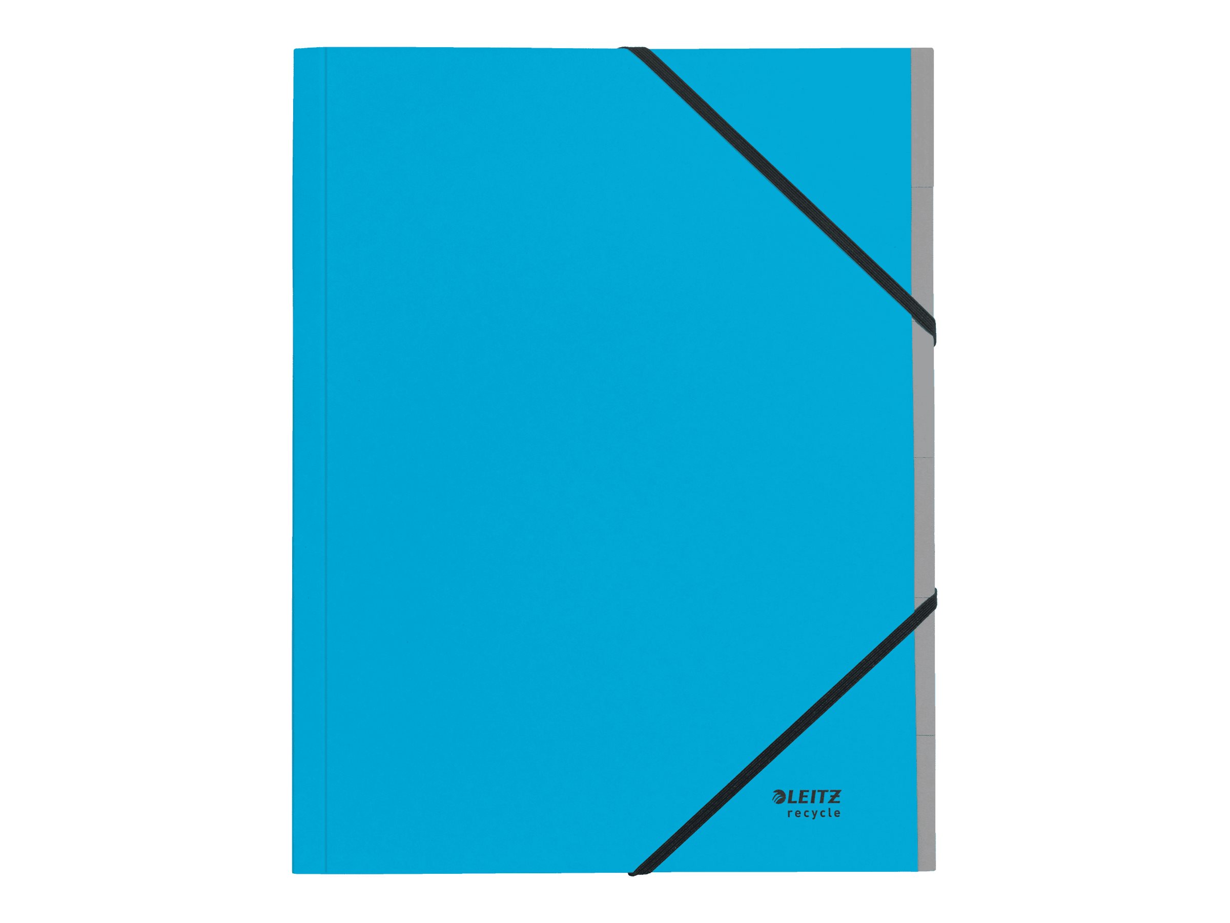 LEITZ Ordnungsmappe recycle 3914 6 Faecher blau