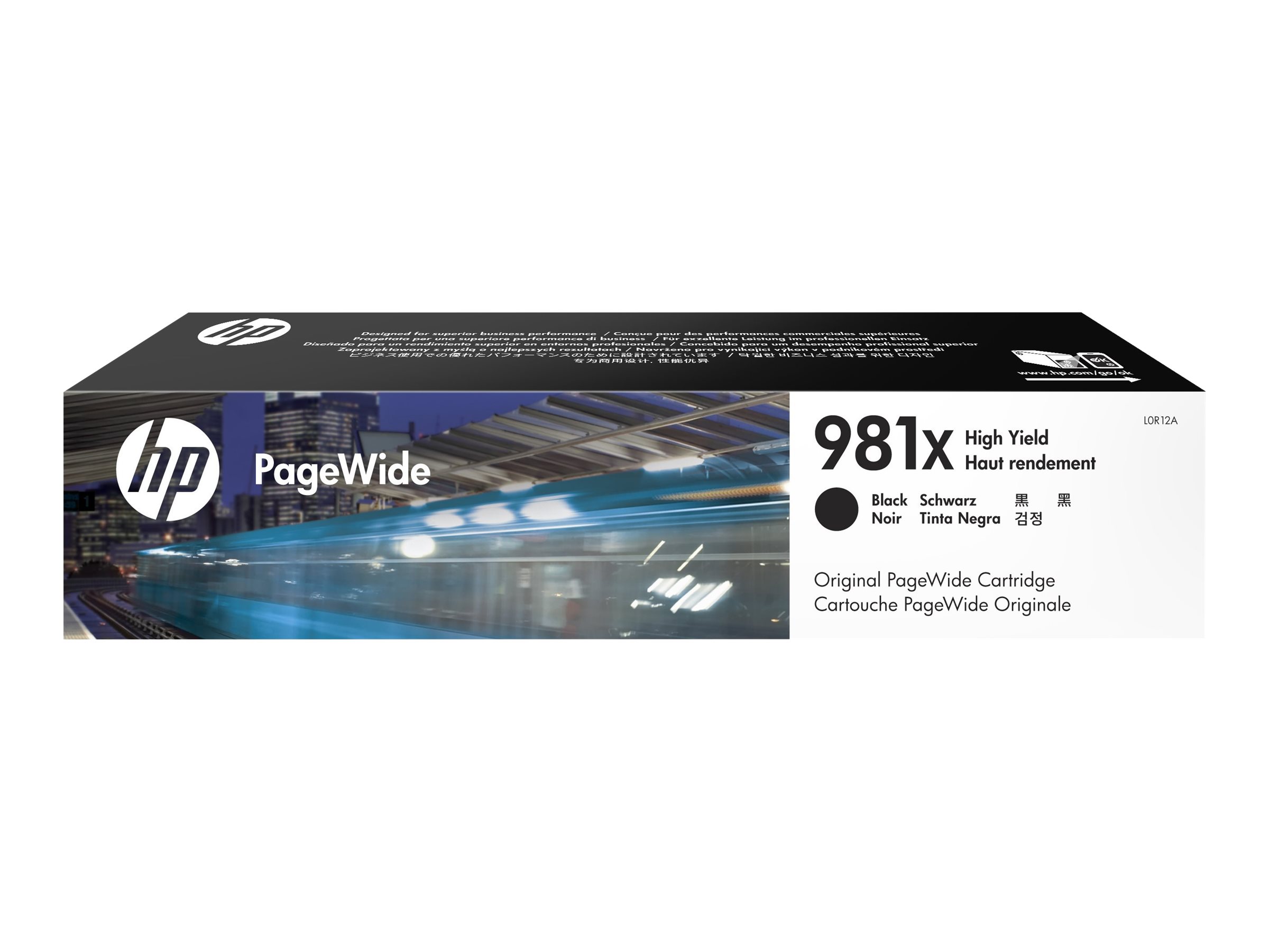HP 981X High Yield Schwarz PageWide Cartridge HP 981X High Yield Schwarz PageWide Cartridge