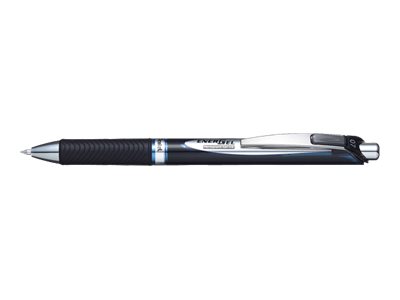 Pentel ENERGEL BLP77 Gelschreiber schwarz/silber 0,35 mm, Schreibfarbe: blau, 1 St. Pentel ENERGEL BLP77 Gelschreiber schwarz/silber 0,35 mm, Schreibfarbe: blau, 1 St.