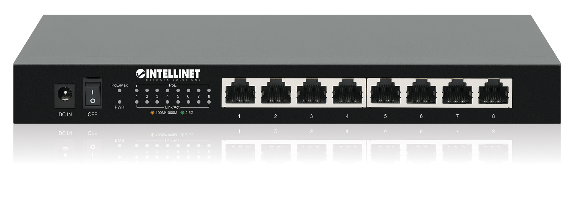 Intellinet 8-Port 2,5G Ethernet PoE+ Switch