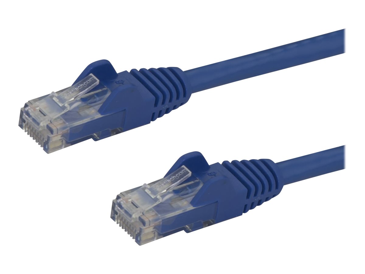 STARTECH.COM 1.5m CAT6 Cable - Blue CAT6 Patch Cord - Snagless RJ45 Connectors - 24 AWG Copper Wire - Ethernet Cable - ETL STARTECH.COM 1.5m CAT6 Cable - Blue CAT6 Patch Cord - Snagless RJ45 Connectors - 24 AWG Copper Wire - Ethernet Cable - ETL
