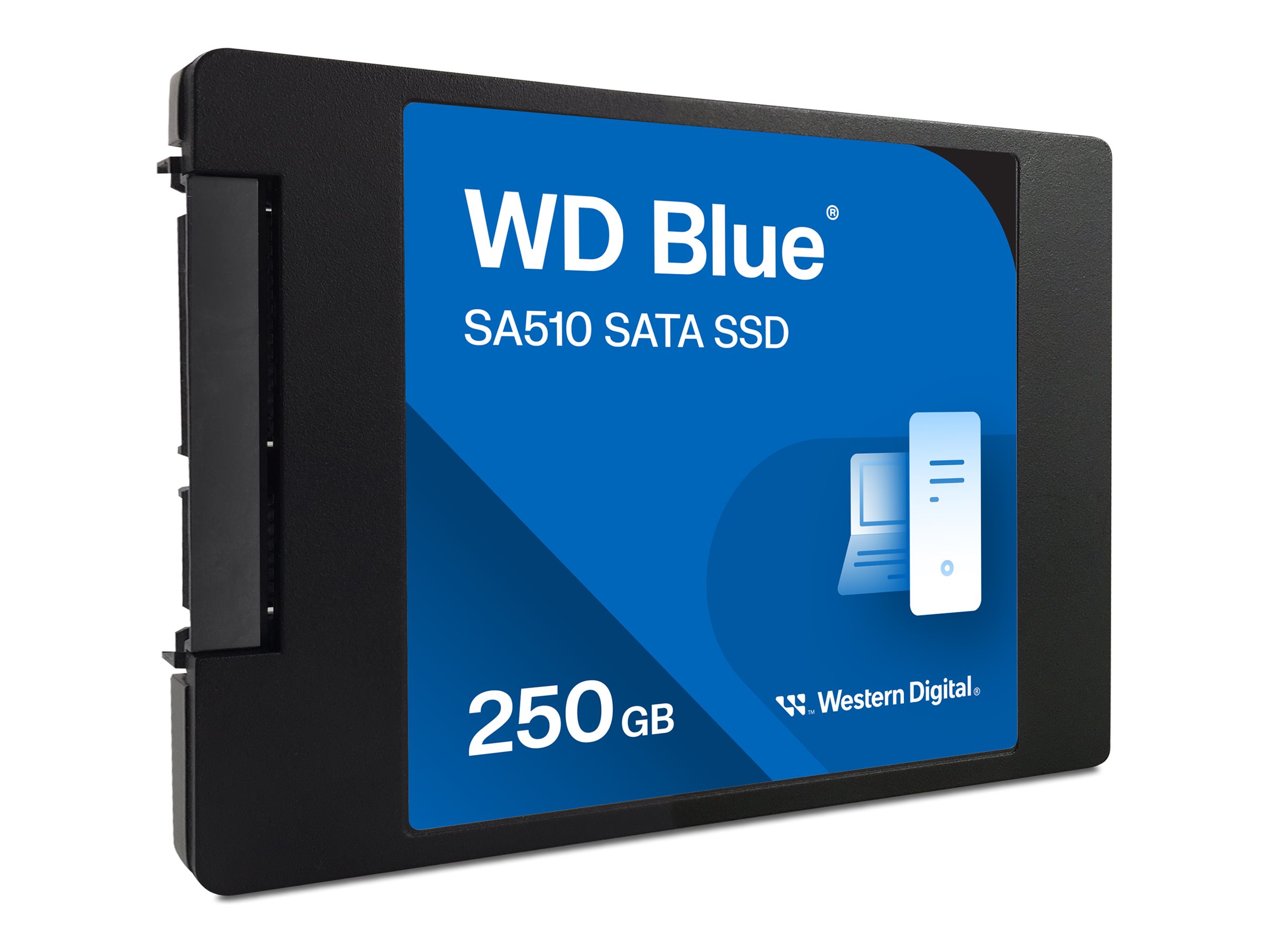 WD Blue SA510 SSD 250GB SATA III 6Gb/s cased 6,9cm 2,5Zoll 7mm internal single-packed