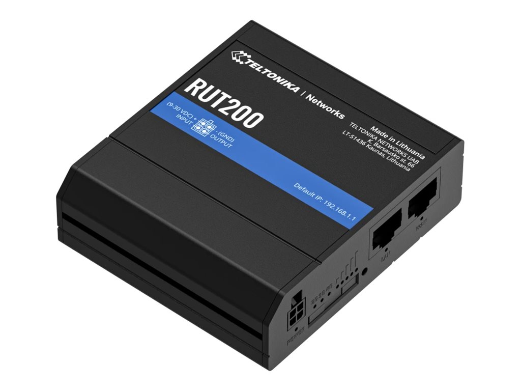TELTONIKA NETWORKS RUT200 4G/LTE/3G/2G WiFi Router