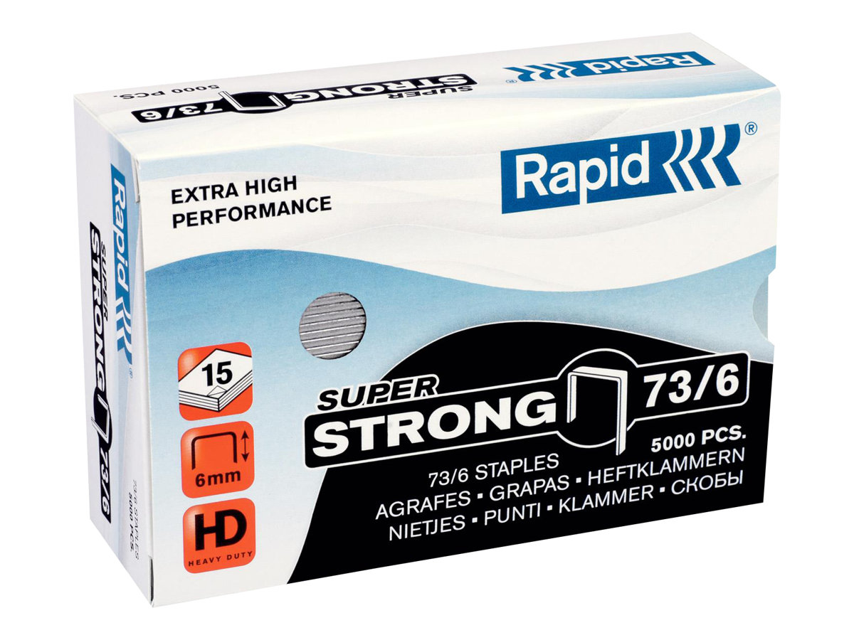 5.000 Rapid Heftklammern Super Strong 73/6