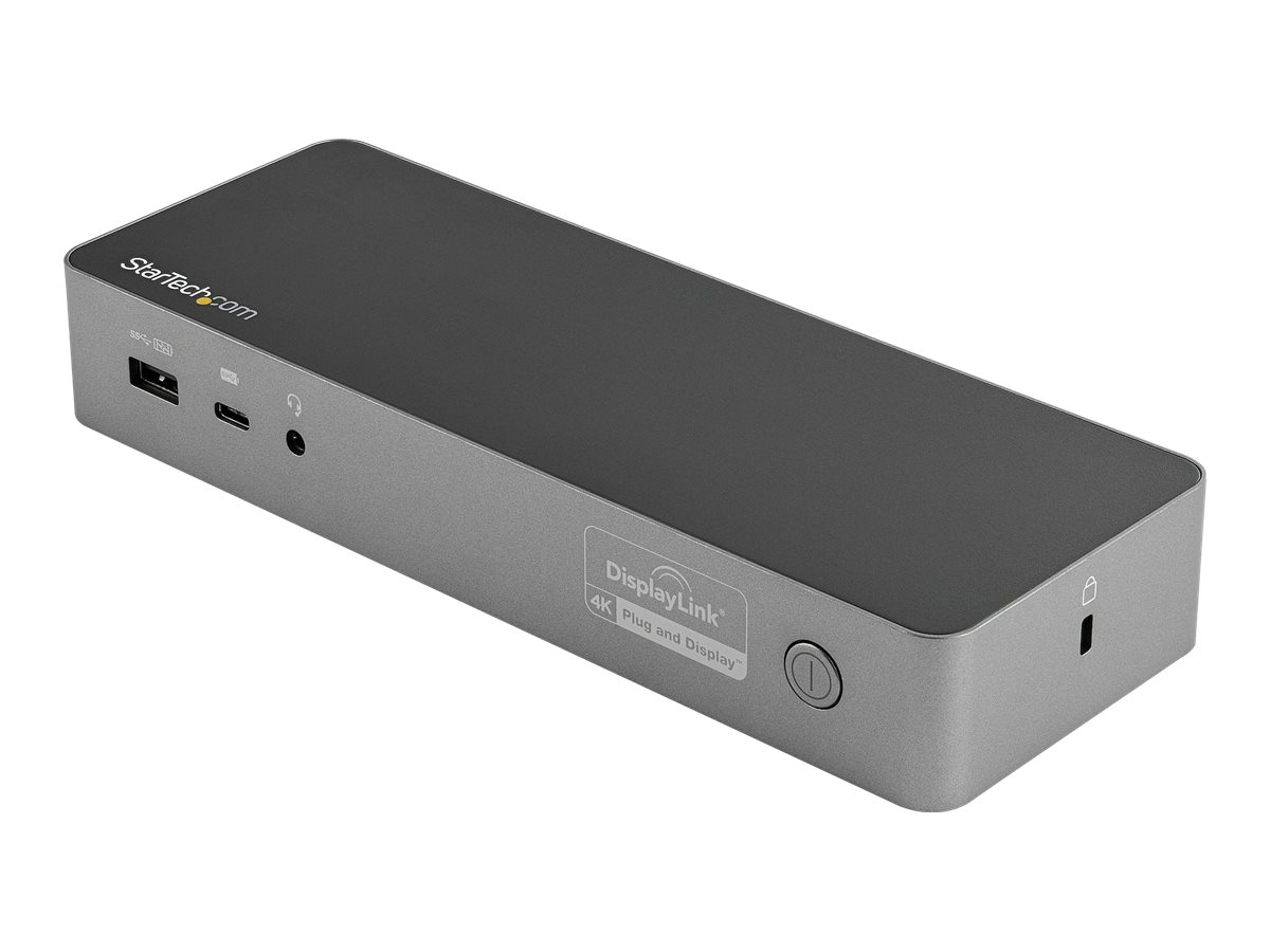 STARTECH.COM Universal Laptop Docking Station - USB-C & USB 3.0 - Dual 4K DP & HDMI - 100W PD - Mac Windows & Chrome OS - 4x USB STARTECH.COM Universal Laptop Docking Station - USB-C & USB 3.0 - Dual 4K DP & HDMI - 100W PD - Mac Windows & Chrome OS - 4x USB