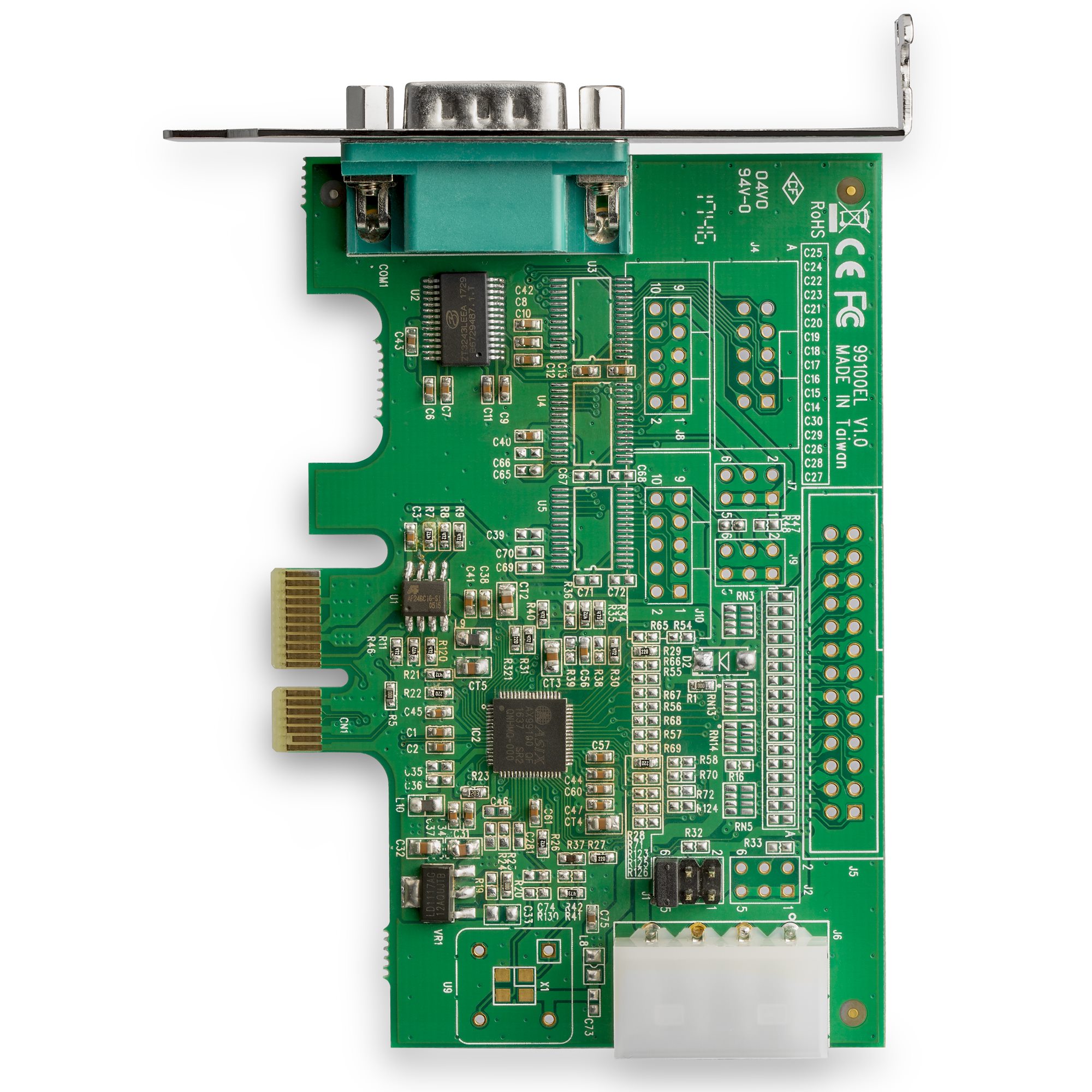 STARTECHCOM 1 Port Serielle Schnittstellenkarte PCIe mit 16950 UART Serial Adapter 921,4 Kbps Windows und Linux