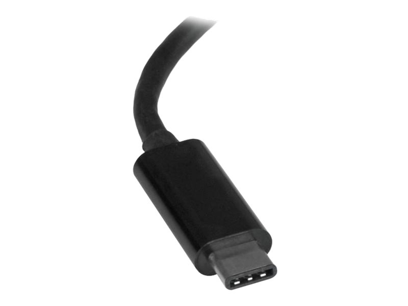 StarTech.com USB C to Gigabit Ethernet Adapter - Black - USB 3.1 to RJ45 LAN Network Adapter - USB Type C to Ethernet (US1GC30B) - Netzwerkadapter - USB-C - Gigabit Ethernet