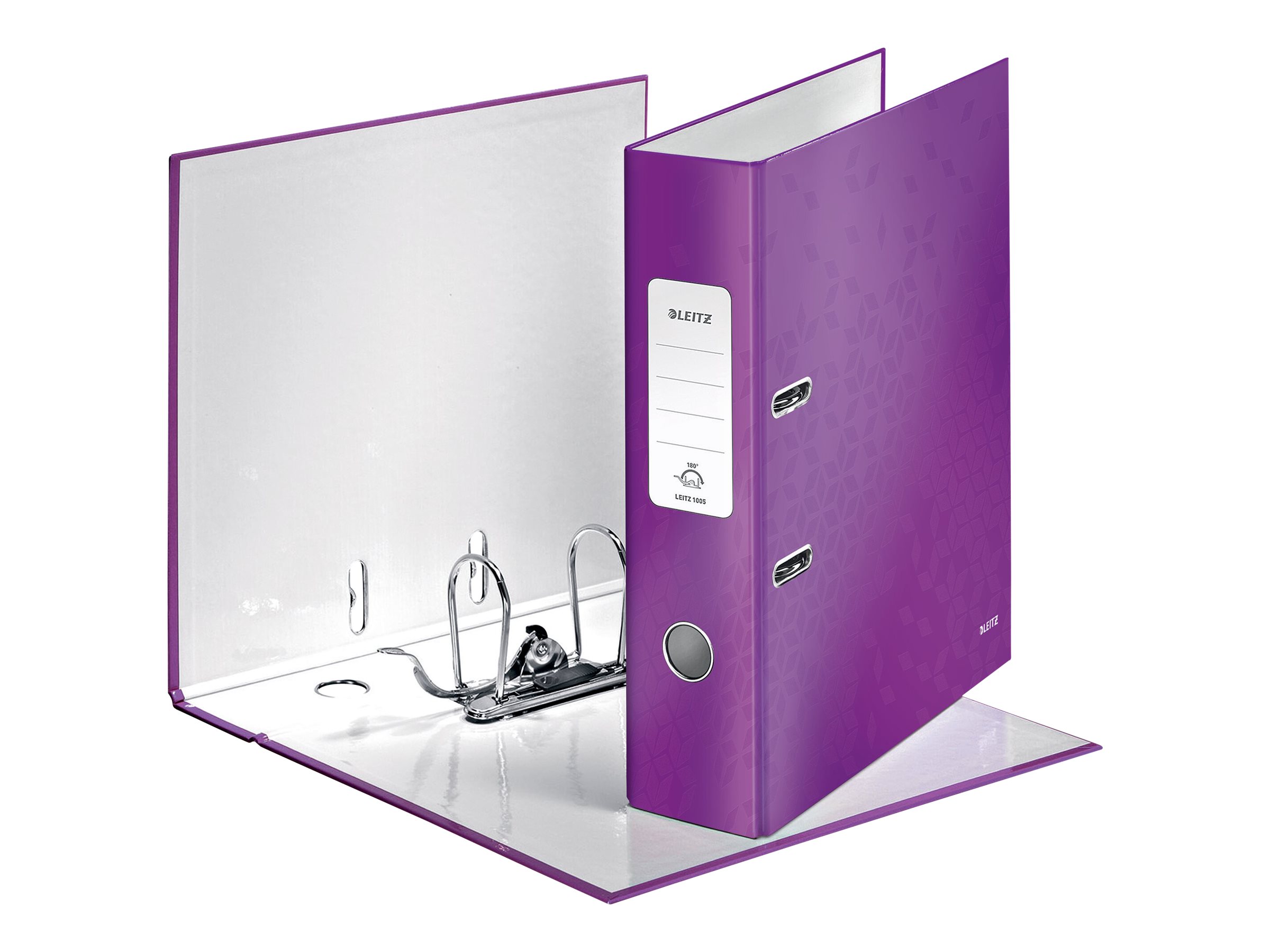 LEITZ Ordner lila Karton 8,0 cm DIN A4