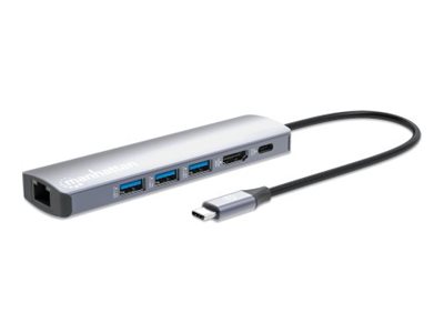 6-in-1 4K USB-C Dockingstation 1xHDMI 3xUSB 5 Gb/s