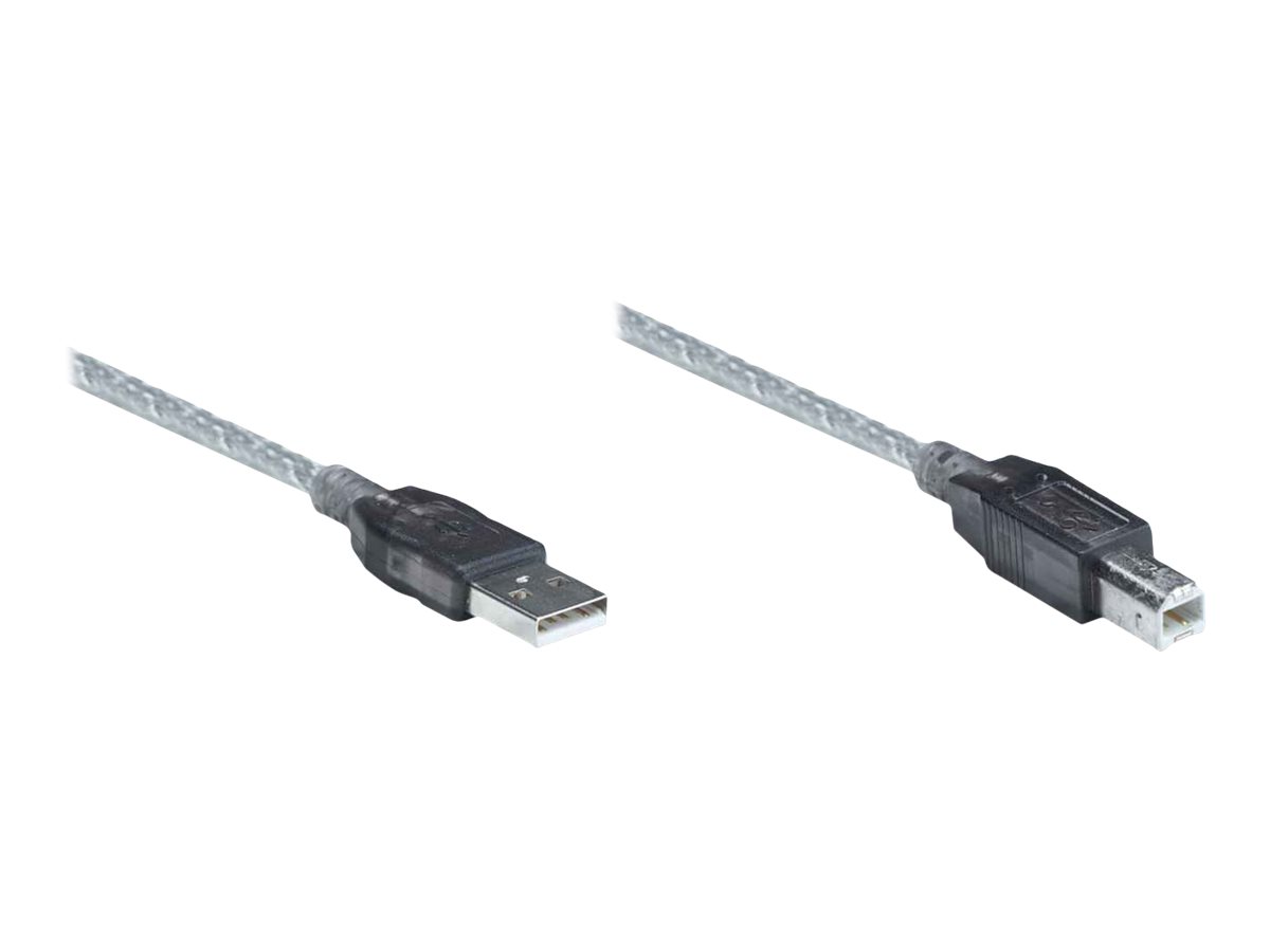 MANHATTAN Hi-Speed USB 2.0 aktives Kabel A Stecker / B Stecker 11.0 m Erweitert und verstaerkt das Signal zu jedem USB Geraet