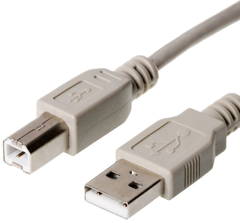 helos USB 2.0 Anschlusskabel Serie A auf B, 5 m, grau, lose helos USB 2.0 Anschlusskabel Serie A auf B, 5 m, grau, lose